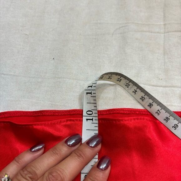 Ladies‎ Vintage 1980’s Indulgence Brand Red Camisole Size 38 - Picture 10 of 10